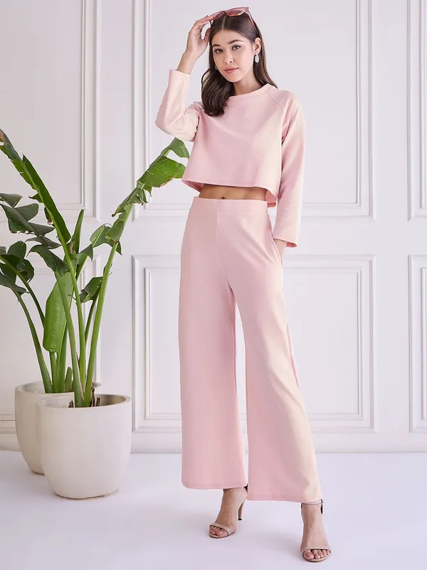Peach_Full_Sleeve_Co-ord_Set_for_Women