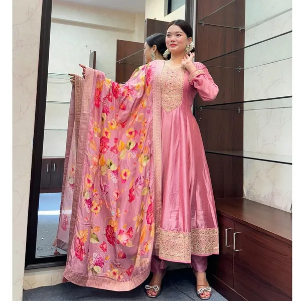 Pink_Roman_Silk_Kurta_Set_with_Embroidery