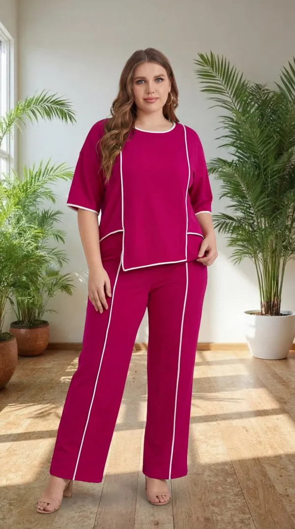 Rani_Trendy_Co-Ord_Sets_|_Round_Neck_Half_Sleeve_Lycra_Knitted_|_Multi-Color_|_Office_&_Festive_Wear