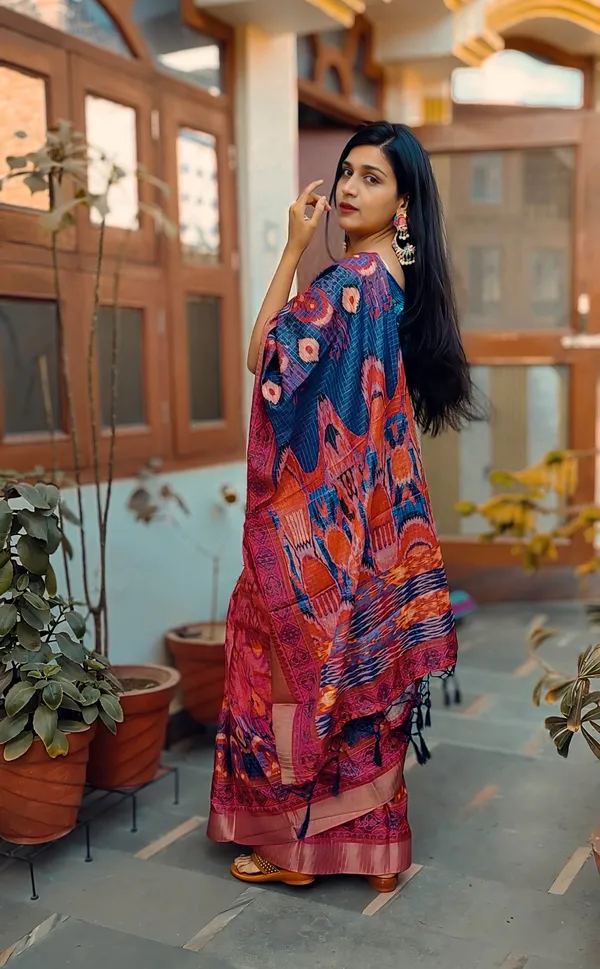 Ruby_Rhapsody-Red_Digital_Printed_Jari_Mysore_Silk_Saree_with_Jhalar