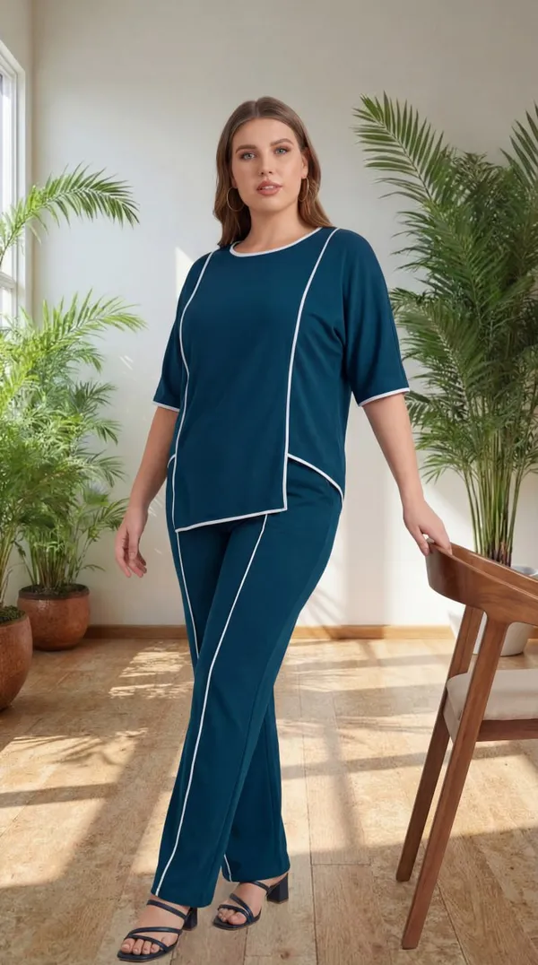 Airforce_Trendy_Co-Ord_Sets_|_Round_Neck_Half_Sleeve_Lycra_Knitted_|_Multi-Color_|_Office_&_Festive_Wear