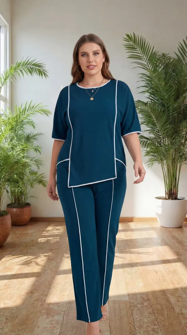 Airforce_Trendy_Co-Ord_Sets_|_Round_Neck_Half_Sleeve_Lycra_Knitted_|_Multi-Color_|_Office_&_Festive_Wear
