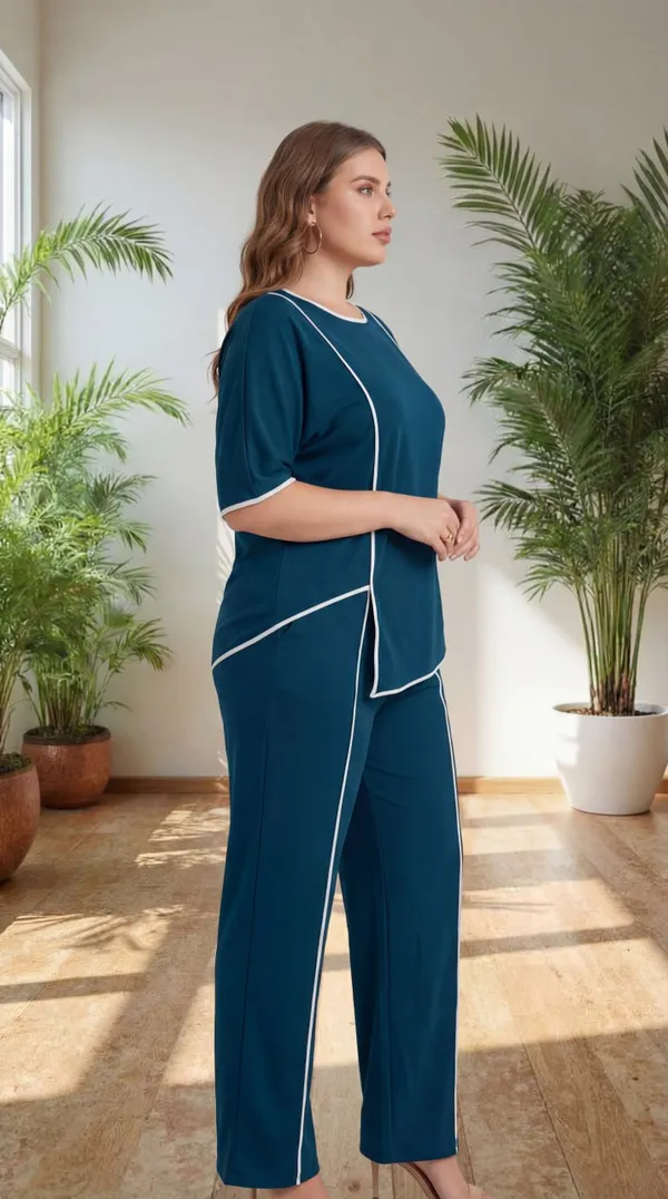 Airforce_Trendy_Co-Ord_Sets_|_Round_Neck_Half_Sleeve_Lycra_Knitted_|_Multi-Color_|_Office_&_Festive_Wear