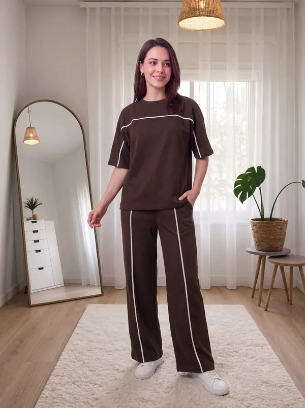 Women's_Sporty_Co-ord_Set_|_Oversized_Round_Neck_T-Shirt_&_Straight_Fit_Track_Pants_with_Contrast_Piping_|_Casual_Lounge_Wear_Set