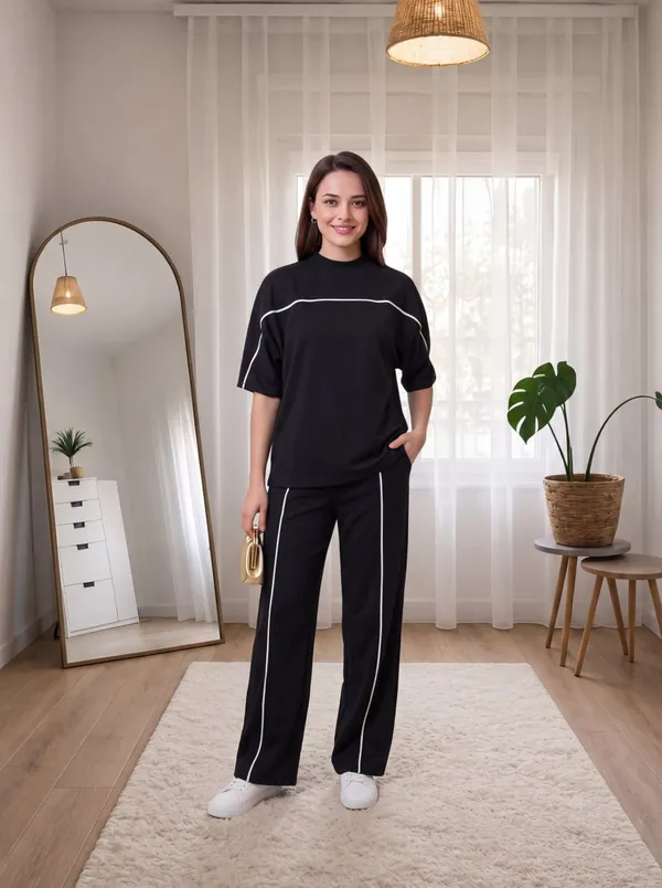 Women's_Sporty_Co-ord_Set_|_Oversized_Round_Neck_T-Shirt_&_Straight_Fit_Track_Pants_with_Contrast_Piping_|_Casual_Lounge_Wear_Set