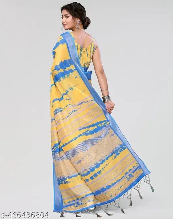 Vibrant_Yellow_and_Blue_Cotton_Digital_Printed_Saree_with_Weaving_Border