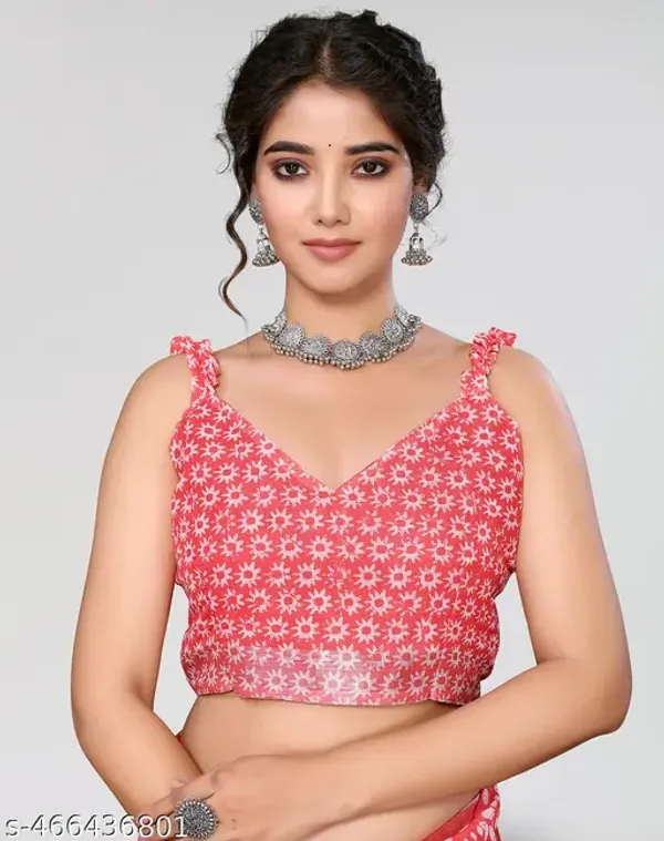 Vibrant_Orange_Bliss:_Digital_Printed_Cotton_Saree_with_Weaving_Border_and_Latkan