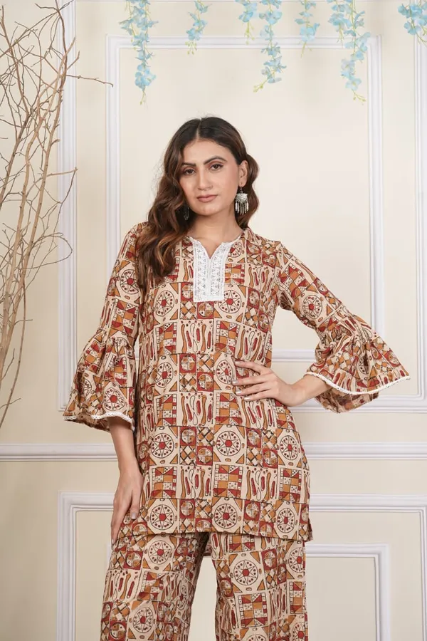 Red_&_Mustered_Plazo_Kurti_(Cotton)_Pack_of_2_Pieces