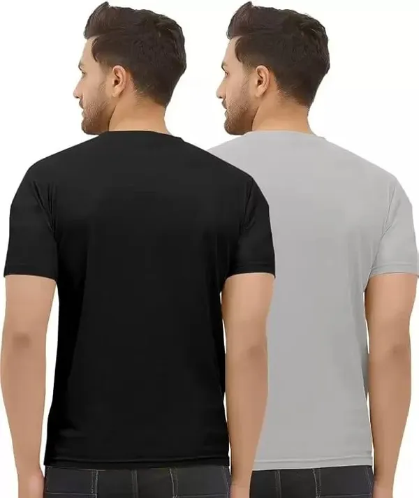 Pack_Of_2_Black_&_Grey_Polyester_Printed_T-Shirt_For_Men
