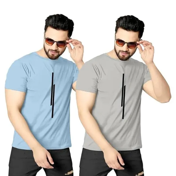 Pack_Of_2_Sky_Blue_&_Grey_Polyester_Graphic_Print_T-Shirt_For_Men