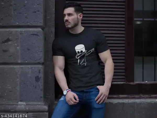Pack_Of_2_Black_&_White_T-Shirt_Good_Premium_Quality_Polyester_Printed_T-Shirt_For_Men