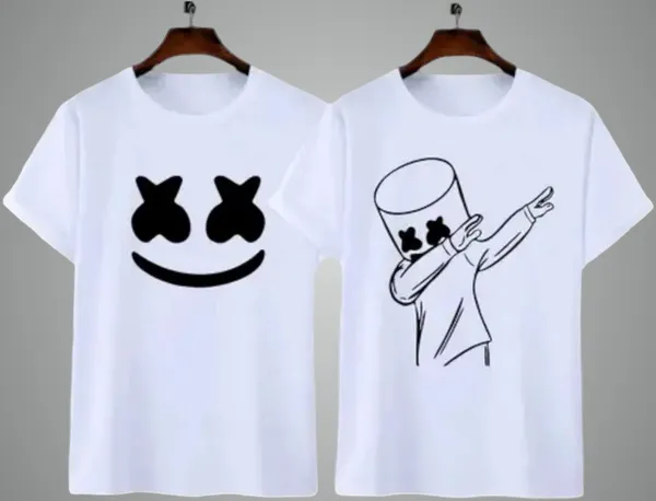 Pack_Of_2_White_Polyester_Graphic_Print_T-Shirt_For_Men