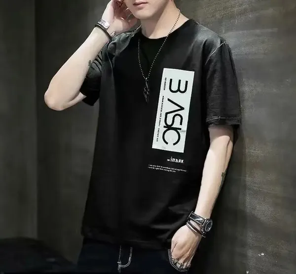 Pack_Of_2_Black_Polyester_Round_Neck_Printed_T-Shirt_For_Men