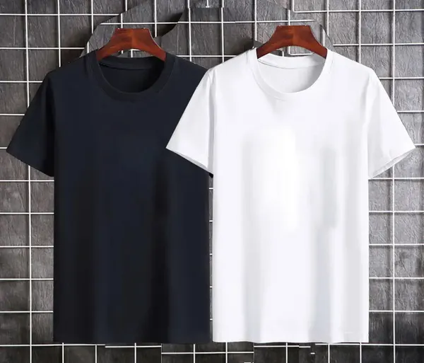 Pack_Of_2_Black_&_White_Graphic_Printed_Polyester_Half_T-shirt