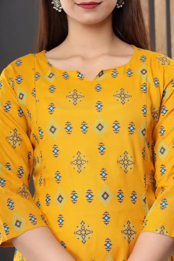 Yellow_Printed_Rayon_Maternity_Feeding_Anarkali_Gown_|_A-Line_Feeding_Dress_For_Women