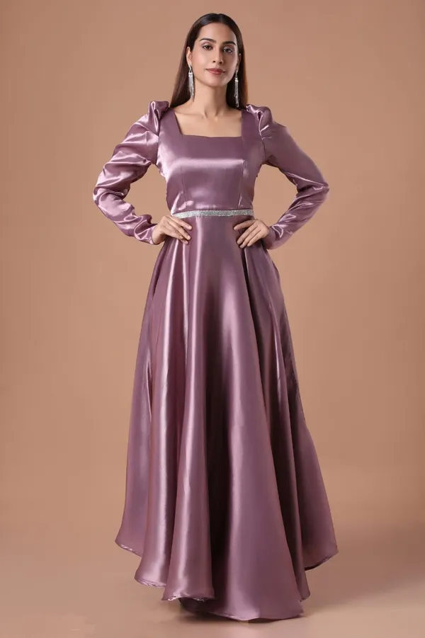 Rose_Pink_Zimmichu_Satin_Touch_Long_One_Piece_For_Women