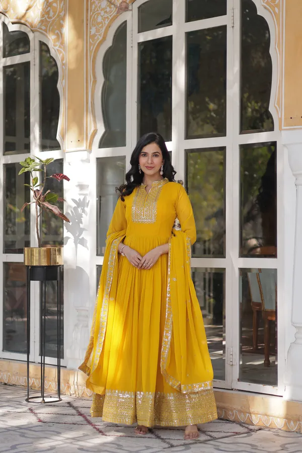Yellow_Faux_Blooming_with_Embroidery_Zari_Gown_Push_Premium_For_Women