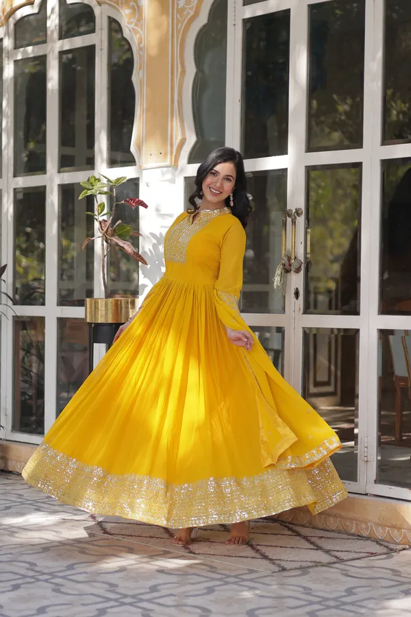 Yellow_Faux_Blooming_with_Embroidery_Zari_Gown_Push_Premium_For_Women