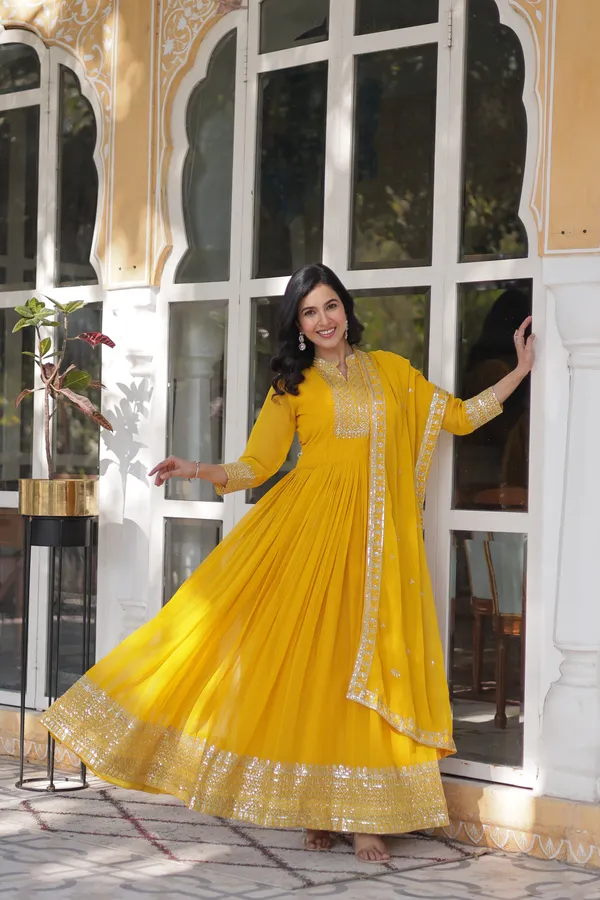 Yellow_Faux_Blooming_with_Embroidery_Zari_Gown_Push_Premium_For_Women