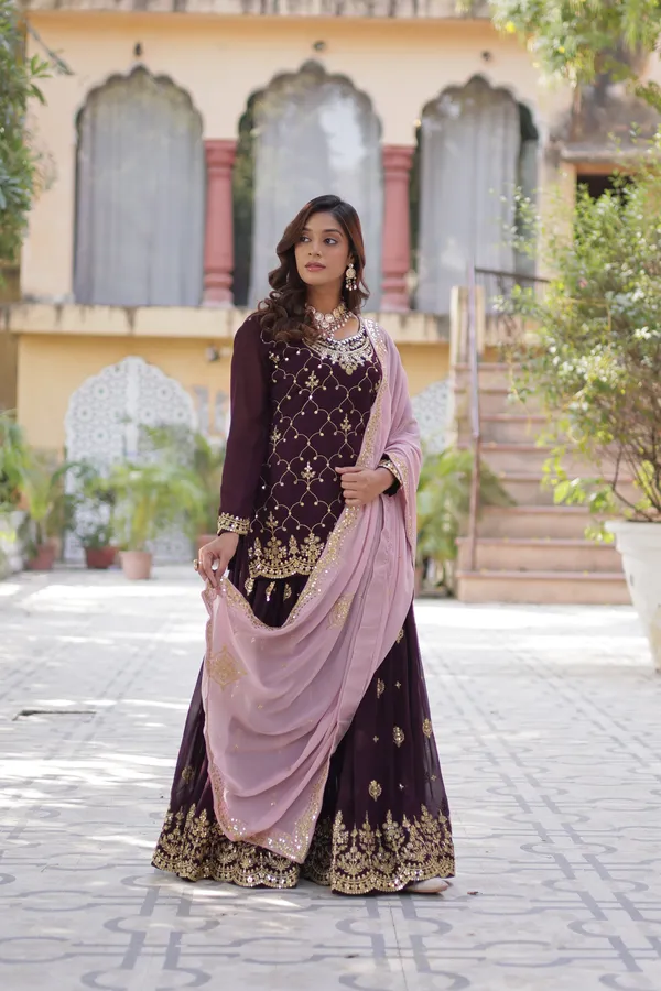 Blue_Readymade_Kurti_Plazoo_Embroidery_Work_Push_Premium_For_Women
