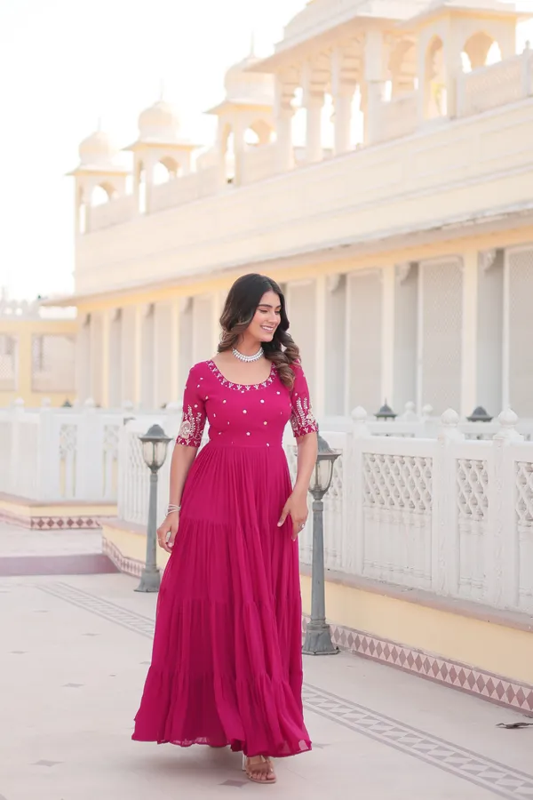 Pink_Designer_Gown__Zari_Embroidery_Push_Premium_For_Women