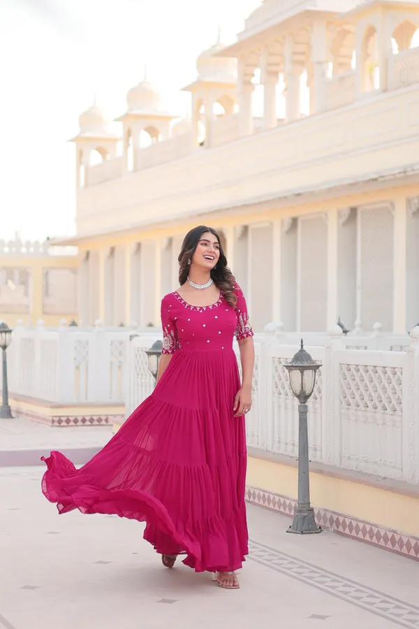 Pink_Designer_Gown__Zari_Embroidery_Push_Premium_For_Women