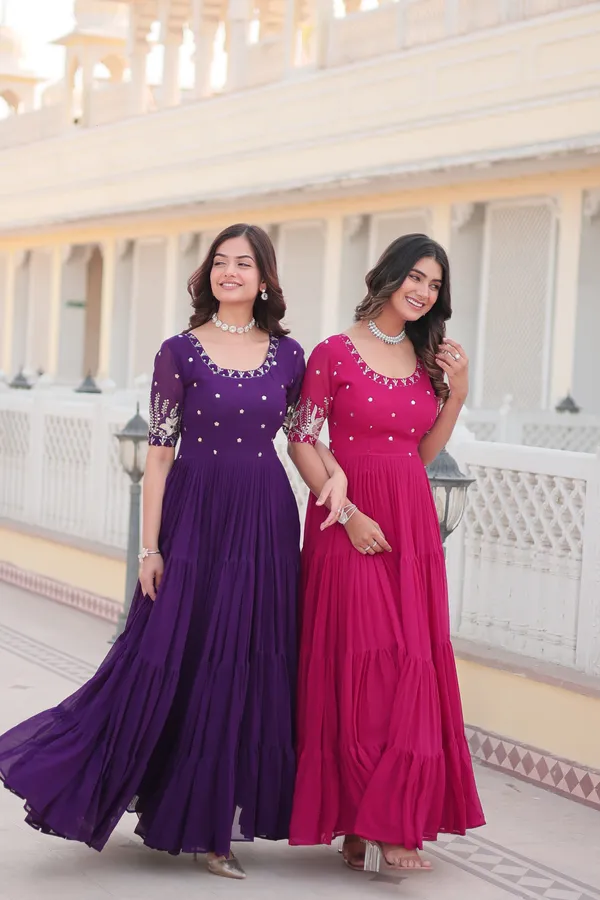 Pink_Designer_Gown__Zari_Embroidery_Push_Premium_For_Women