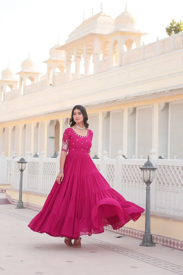 Pink_Designer_Gown__Zari_Embroidery_Push_Premium_For_Women