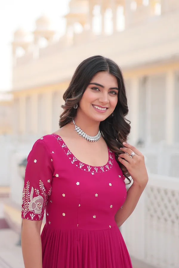 Pink_Designer_Gown__Zari_Embroidery_Push_Premium_For_Women