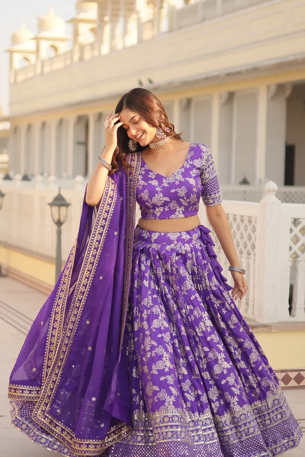Purple_Designer_Dyeable_Pure_Viscose_Jacquard_Fabric_Lehenga_Choli_&_Dupatta_Set_For_Women