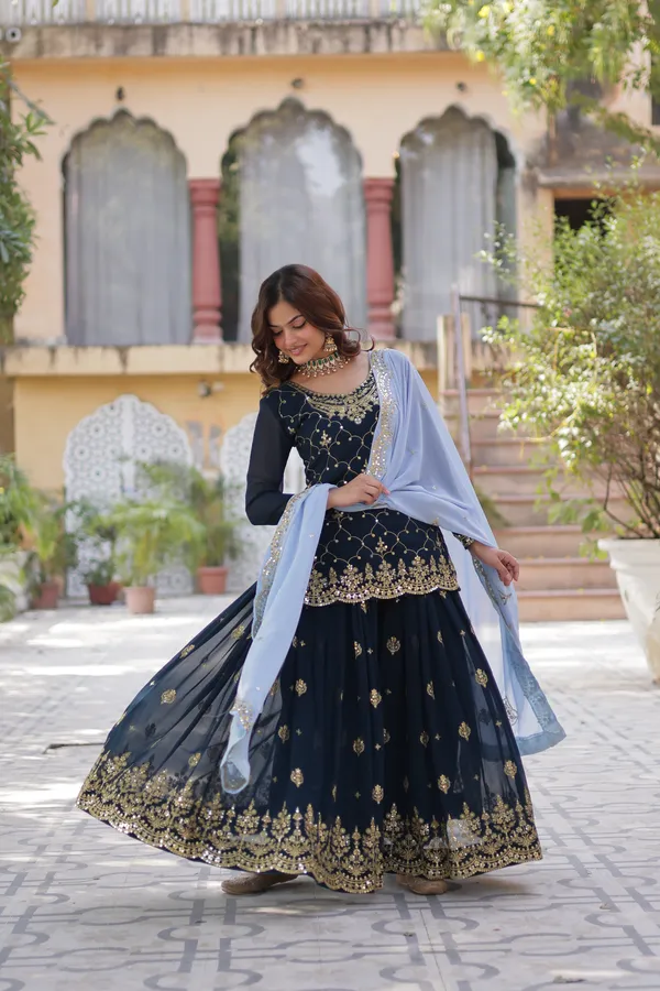 Blue_Readymade_Kurti_Plazoo_Embroidery_Work_Push_Premium_For_Women