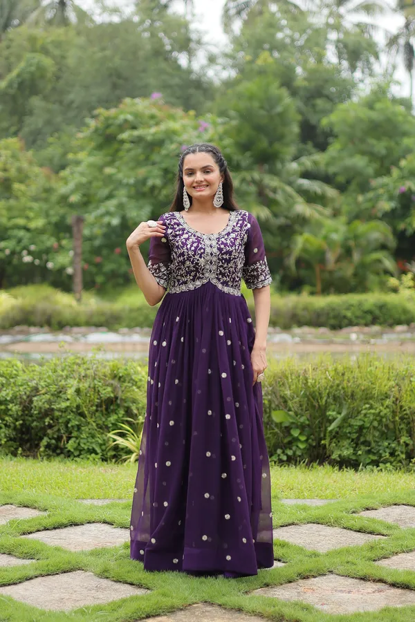 Purple_Faux_Blooming_with_Embroidery_Zari__Gowns_For_Women