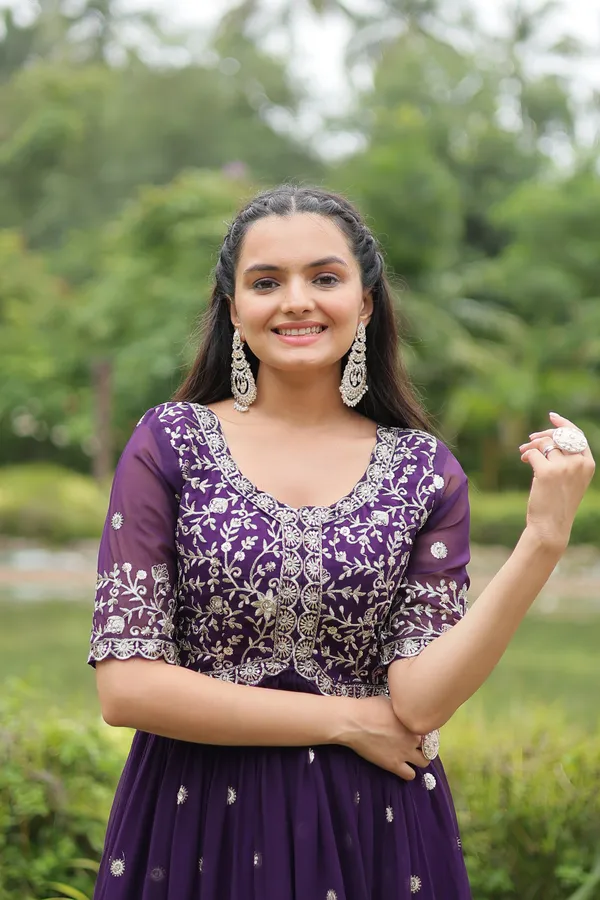 Purple_Faux_Blooming_with_Embroidery_Zari__Gowns_For_Women