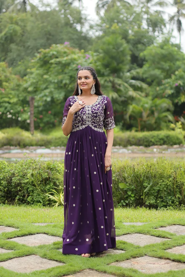 Purple_Faux_Blooming_with_Embroidery_Zari__Gowns_For_Women