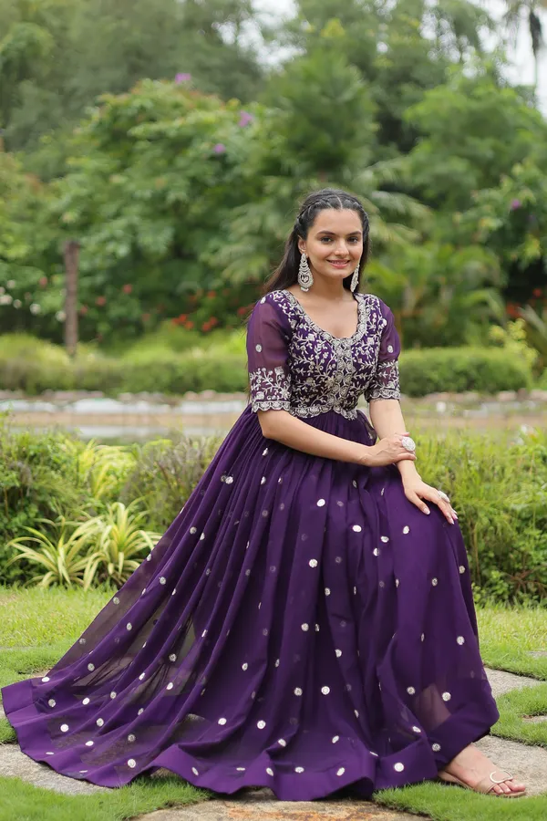 Purple_Faux_Blooming_with_Embroidery_Zari__Gowns_For_Women