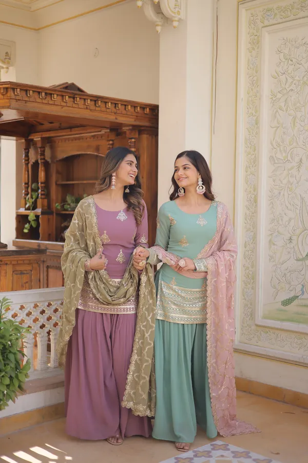 Pista_Premium_Designer_Readymade_Kurti_PlazooDupatta_Set_Push_Premium_For_Women