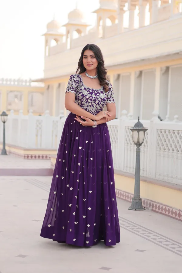Purple_Premium_Readymade_Designer_Gown_Collections_For_Women