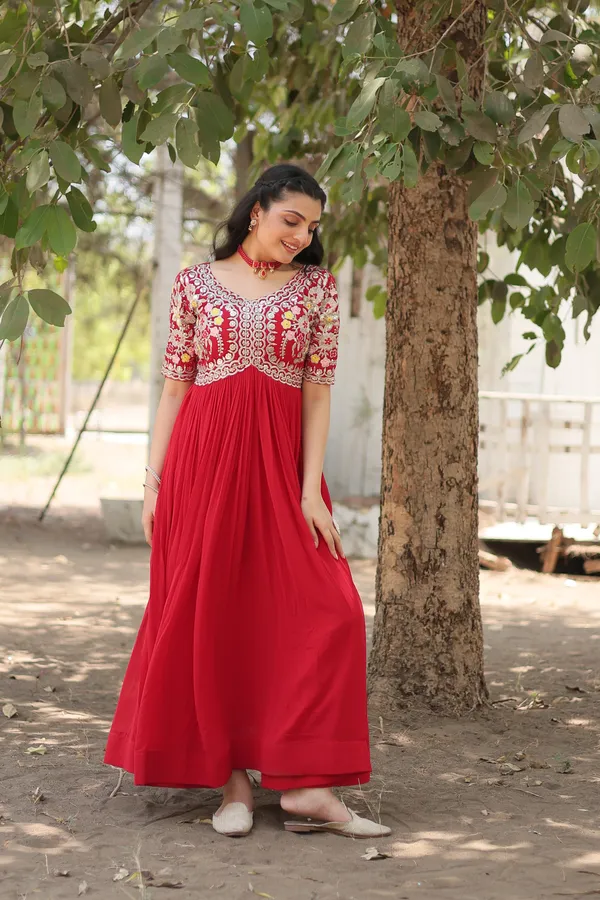 Red_Designer_Gown__Zari_Embroidery_Push_Premium_For_Women