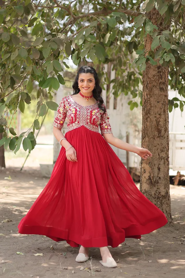 Red_Designer_Gown__Zari_Embroidery_Push_Premium_For_Women