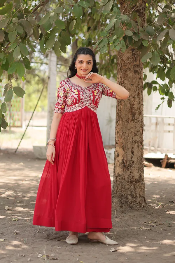 Red_Designer_Gown__Zari_Embroidery_Push_Premium_For_Women