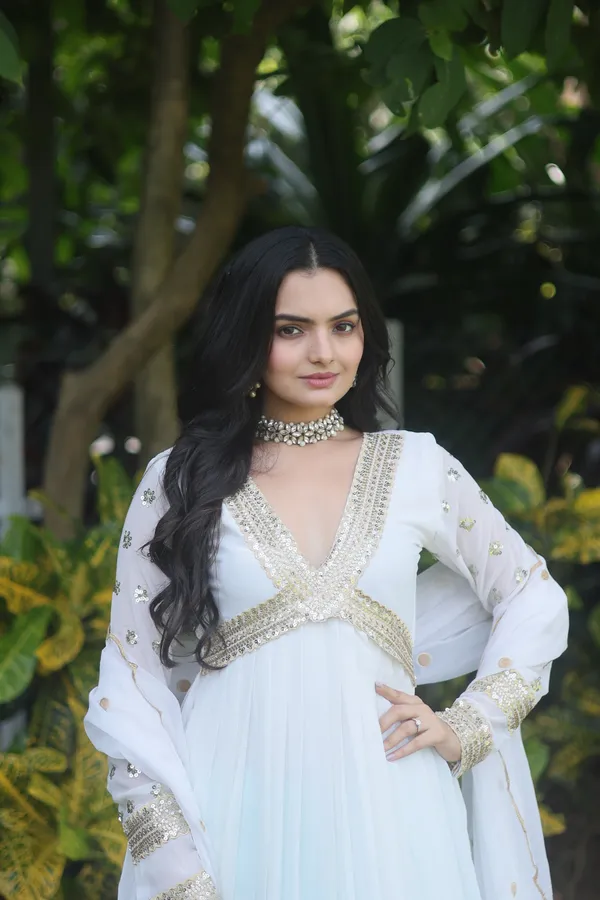 White_Premium_Readymade_Alia_Cut_Gown_With_Dupatta_Set_For_Women