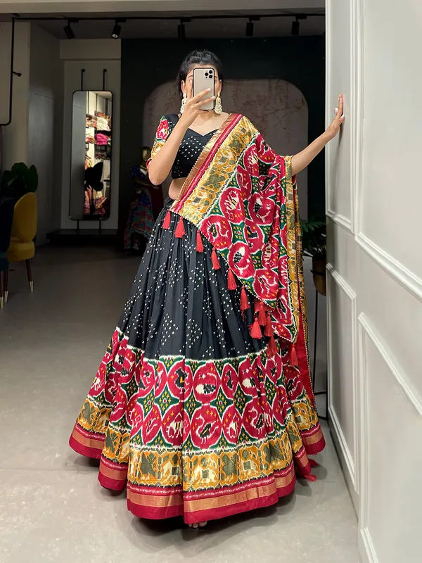 Step_into_the_world_of_sheer_Tussar_Silk_with_Patola_Print_magic_with_these_stunning_lehenga