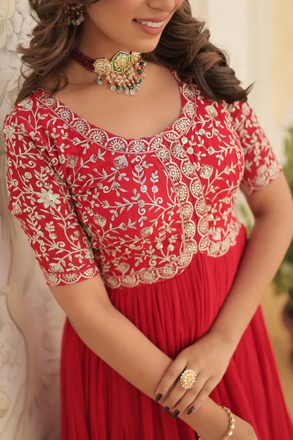 Red_Designer_Gown__Zari_Embroidery_Push_Premium_For_Women
