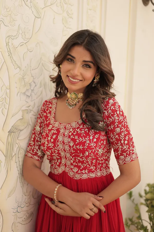 Red_Designer_Gown__Zari_Embroidery_Push_Premium_For_Women
