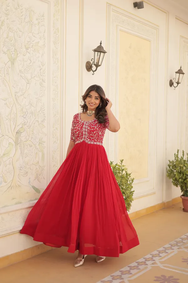 Red_Designer_Gown__Zari_Embroidery_Push_Premium_For_Women