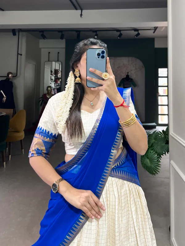 Experience_Timeless_Tradition:_Kalyani_Cotton_Lehenga_Choli_Paired_with_Flowing_Georgette_Dupatta