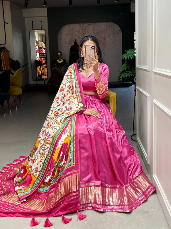 Pink_Embrace_Style_Gaji__Lehenga_Ethnic_Wear_Push_Premium_For_Women