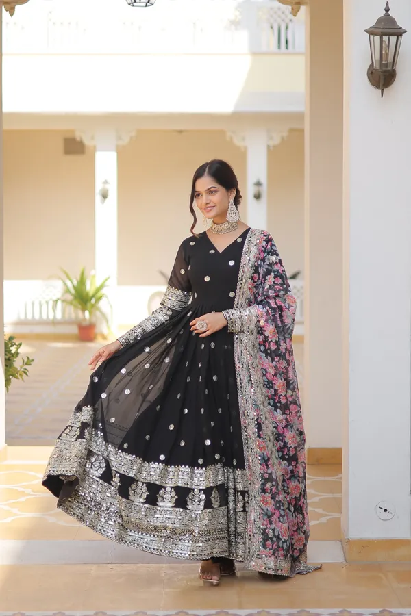 Black_Premium_Designer_Readymade_Gown_Collections_For_Women