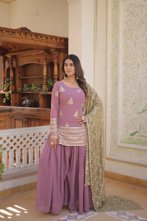 Onion_Premium_Designer_Readymade_Kurti_PlazooDupatta_Set_Push_Premium_For_Women