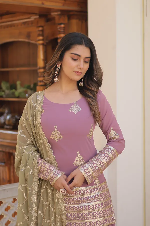 Onion_Premium_Designer_Readymade_Kurti_PlazooDupatta_Set_Push_Premium_For_Women